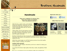 Tablet Screenshot of brothers-handmade.com